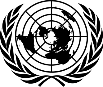 United Nations logo, Wikimedia.